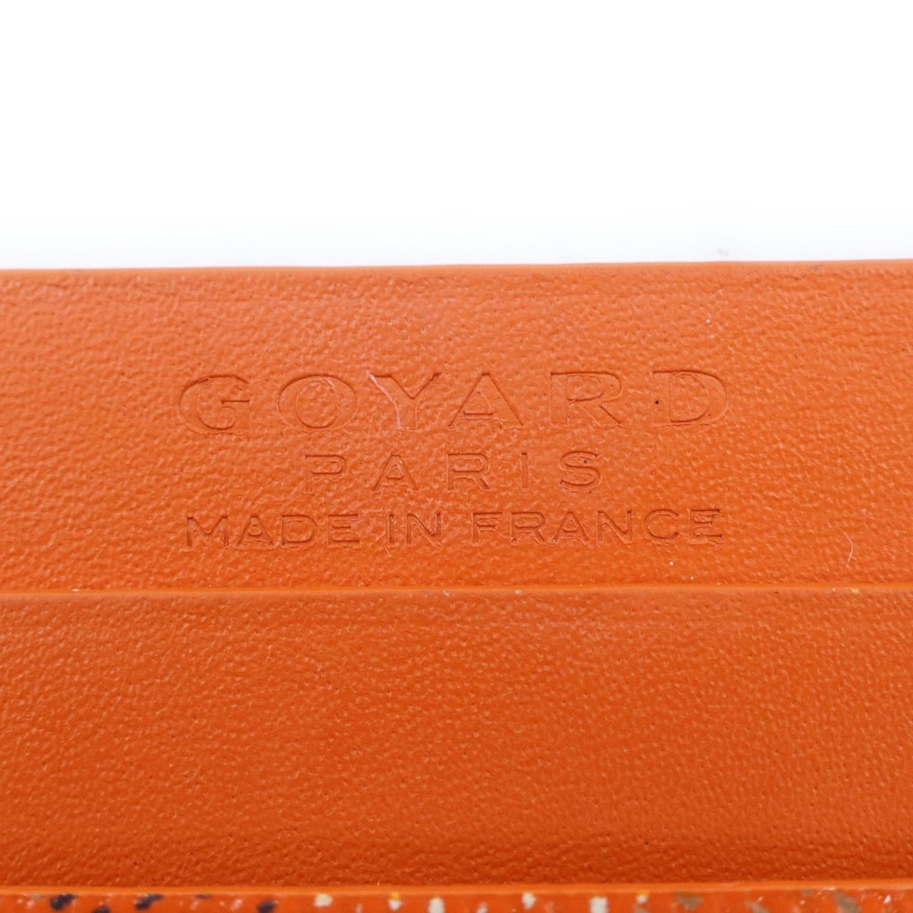 GOYARD(ゴヤール) サン シュルピス カードケース パスケース 名刺入れ レザー オレンジ STSULPPMLTY07CL07X レディース