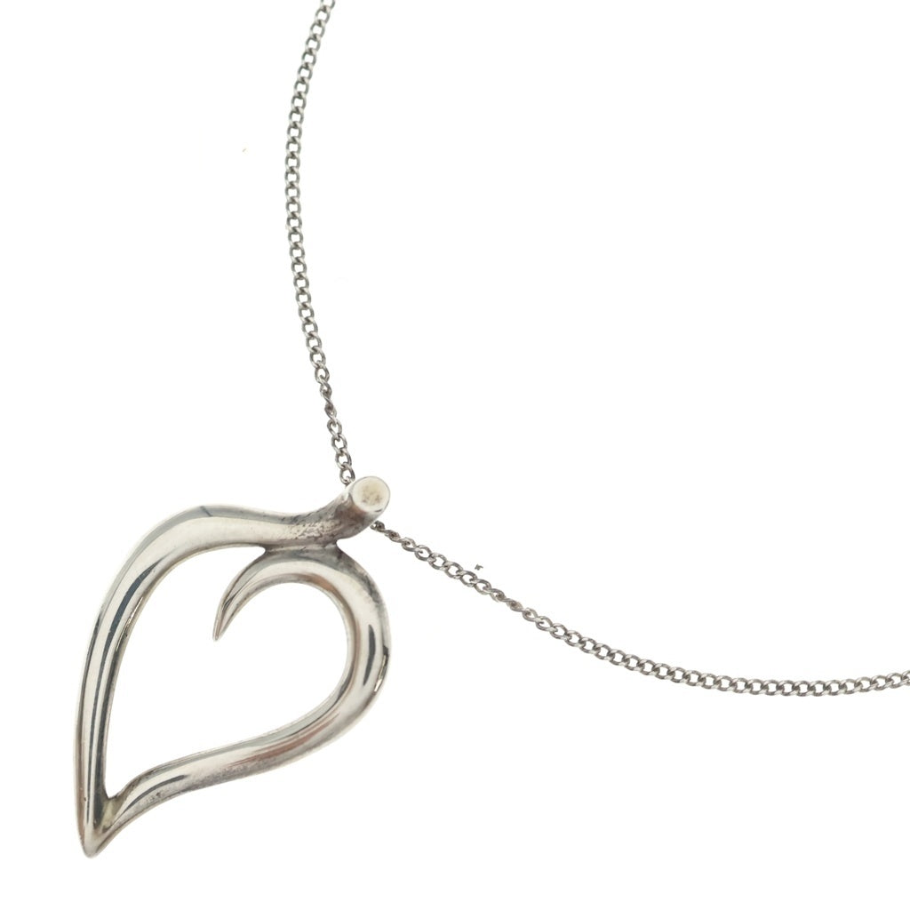 TIFFANY & Co.(ティファニー) リーフハートネックレス ペンダント チェーン シルバー 925 レディース