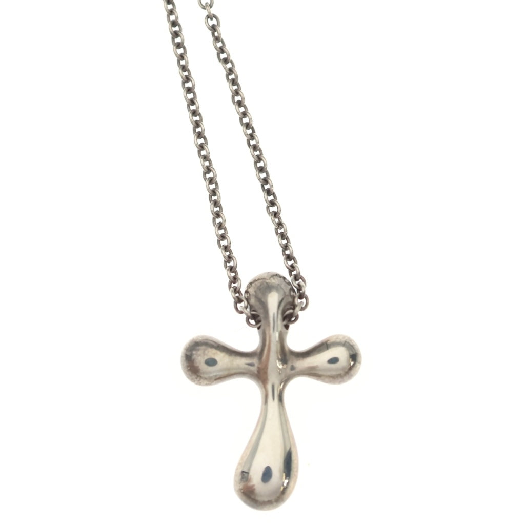 TIFFANY & Co.(ティファニー) エルサペレッティ ミニ クロス ネックレス ペンダント チェーン シルバー 925 レディース