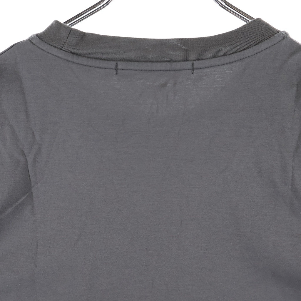 TATRAS(タトラス) WANDO ネックプリント 半袖Tシャツ クルーネックカットソー チャコール MTKE25S8038