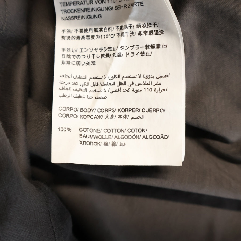 TATRAS(タトラス) WANDO ネックプリント 半袖Tシャツ クルーネックカットソー チャコール MTKE25S8038