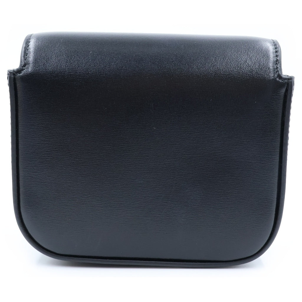 CELINE(セリーヌ) トリオンフ ミニクロード ショルダーバッグ ブラック レザー ゴールド金具 レディース