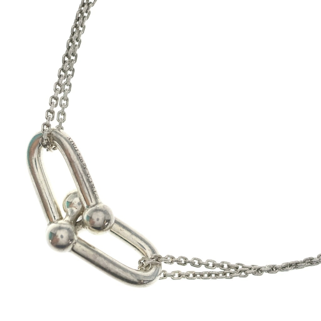 TIFFANY & Co.(ティファニー) ハードウェア ダブルリンク ラージ ネックレス ペンダント チェーン シルバー SV925 レディース