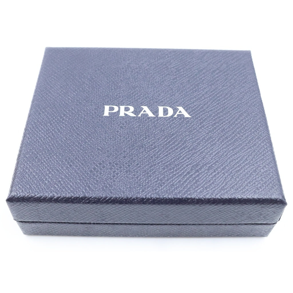 PRADA(プラダ) サフィアーノ 二つ折り財布 コンパクトウォレット カードケース ブラック 2M0738 レディース
