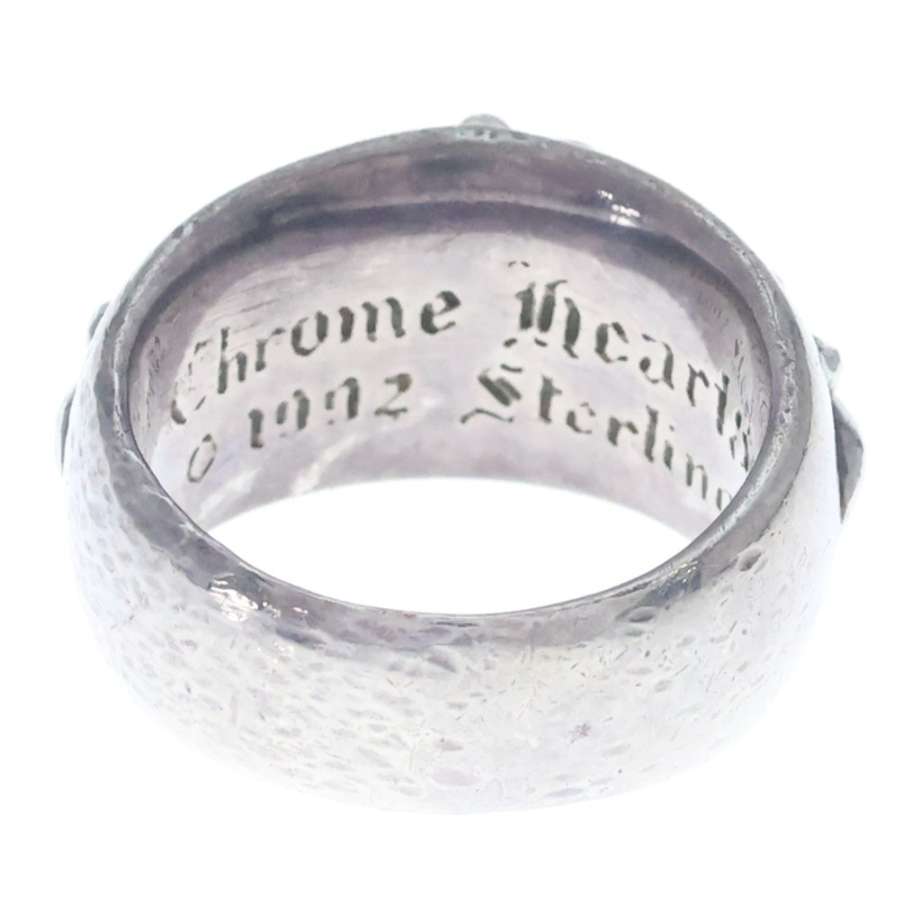 CHROME HEARTS(クロムハーツ) FLORAL CROSS フローラルクロスリング シルバー