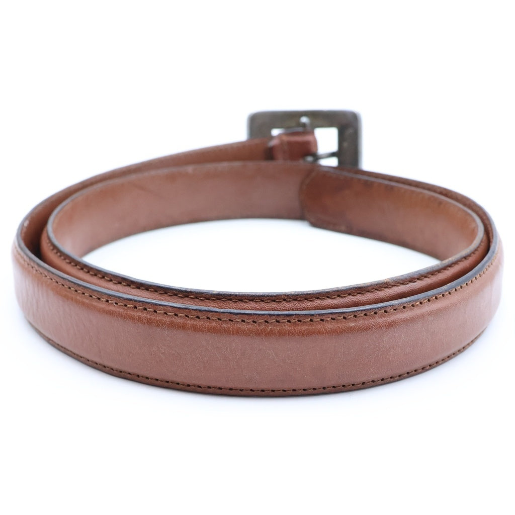 CHROME HEARTS(クロムハーツ) BLT OTJ 1.0 レザーベルト ブラウン/シルバー