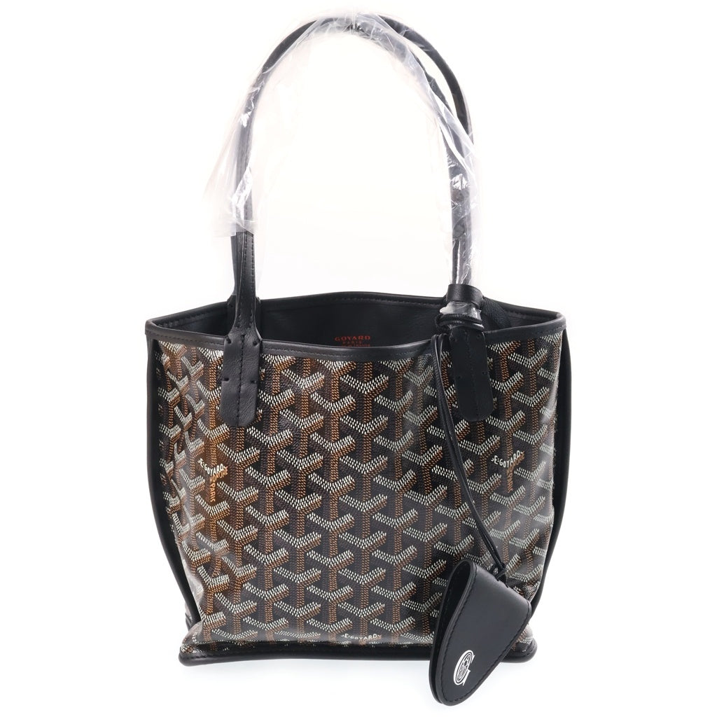 GOYARD(ゴヤール) アンジュ ミニ ハンドバッグ トートバッグ ブラック レザー レディース