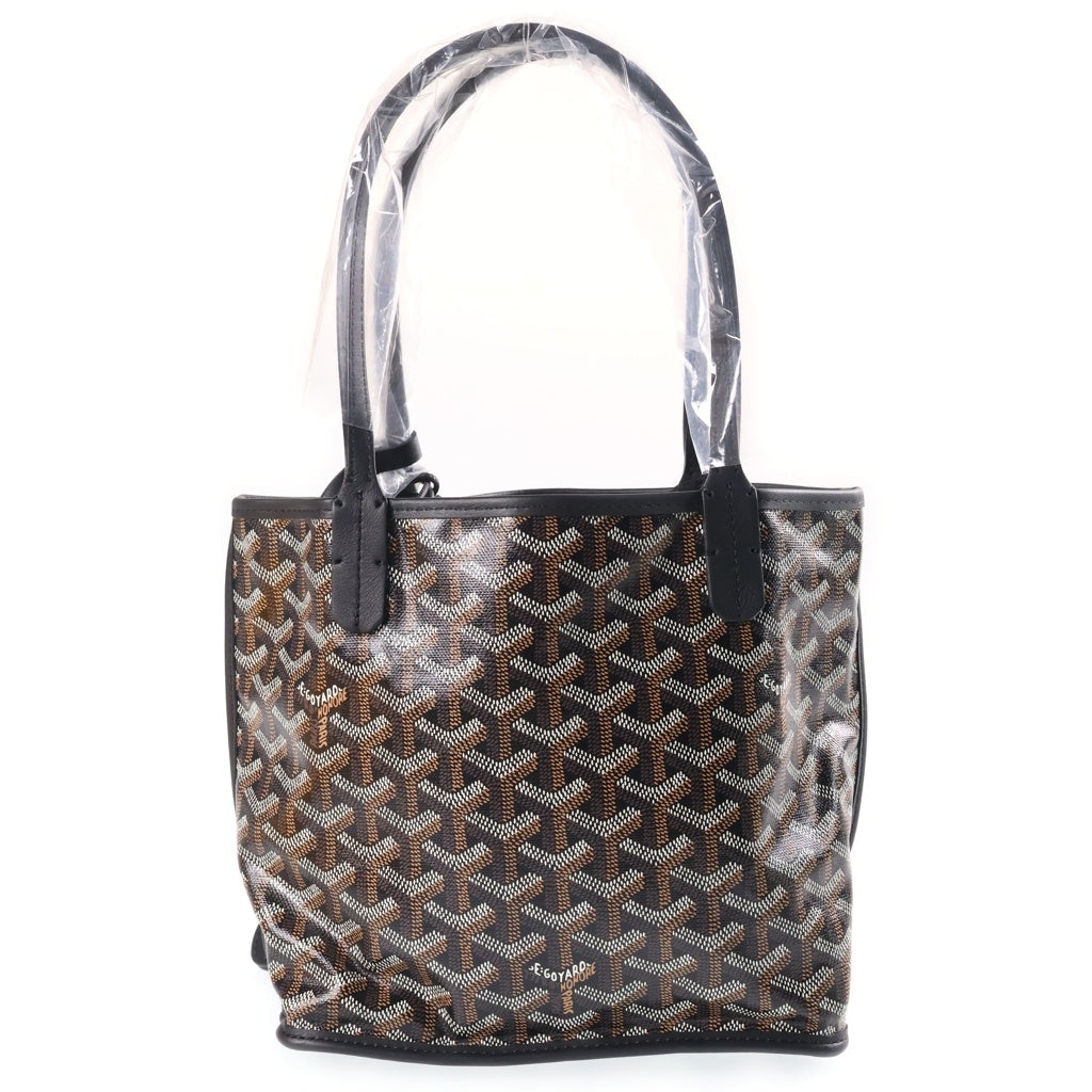 GOYARD(ゴヤール) アンジュ ミニ ハンドバッグ トートバッグ ブラック レザー レディース