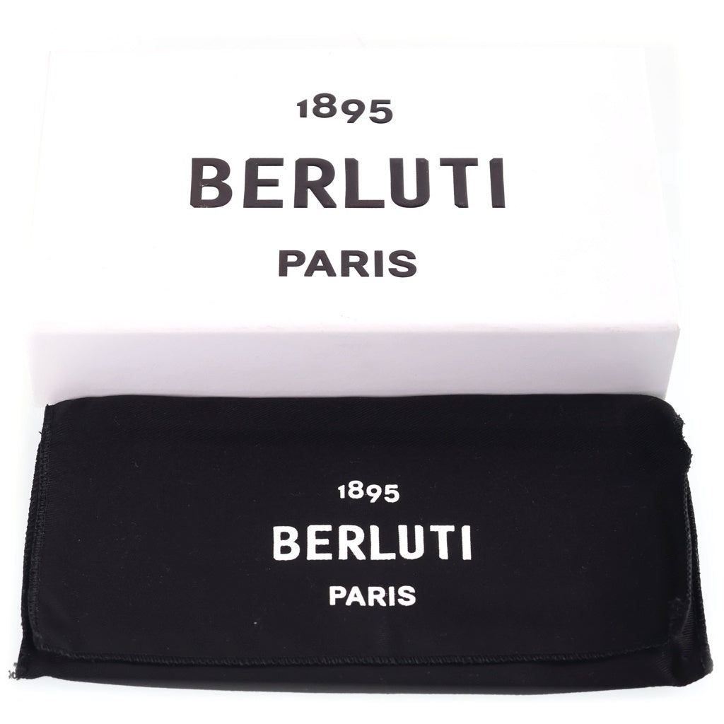 Berluti(ベルルッティ) イタウバ カリグラフィー ロングウォレット 長財布 レザー ブラック レディース