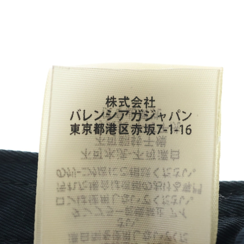 BALENCIAGA(バレンシアガ) ロゴ刺繍キャップ ブラック レディース