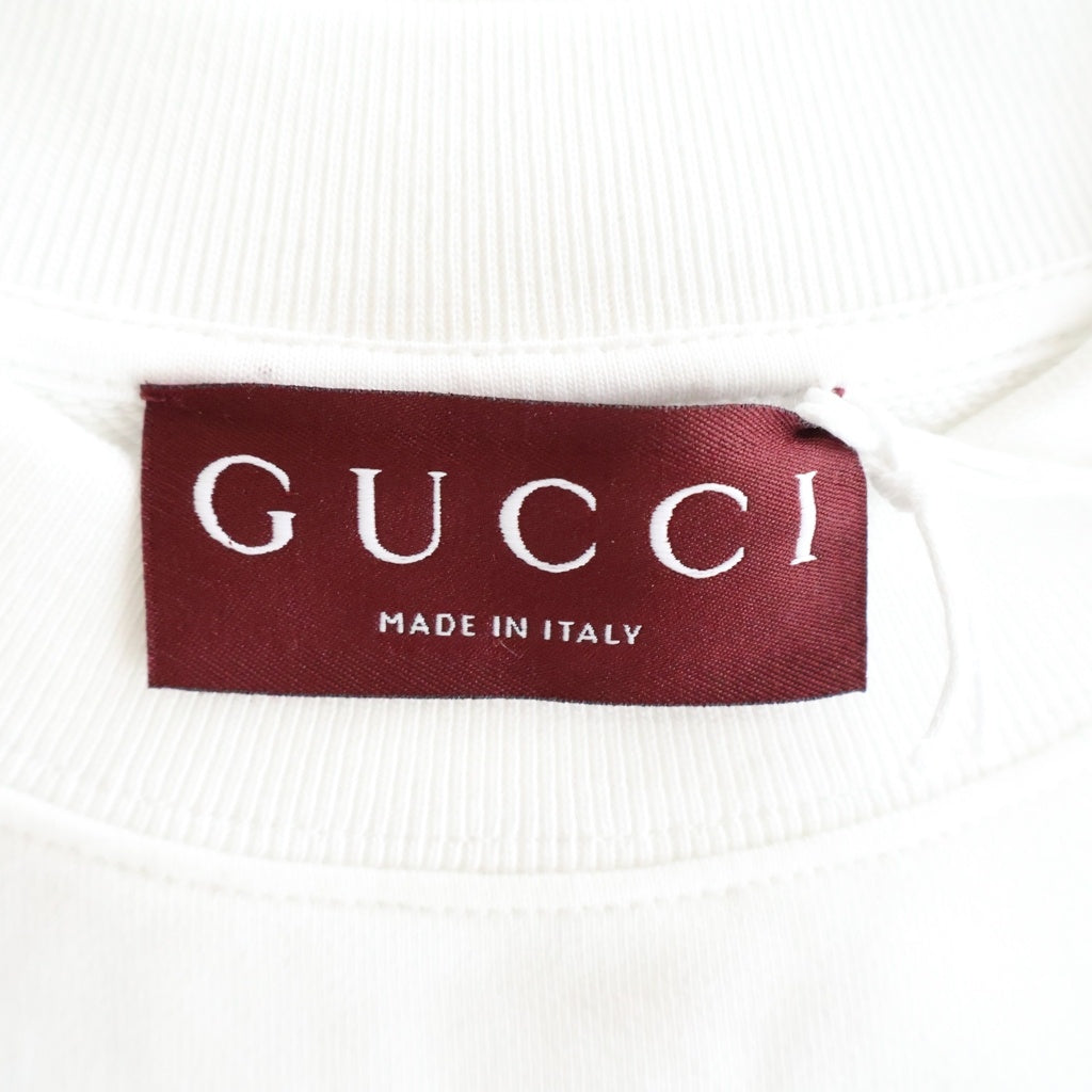 GUCCI(グッチ) ヒグチユウコ クロップド Tシャツ スパンコール コットン レディース