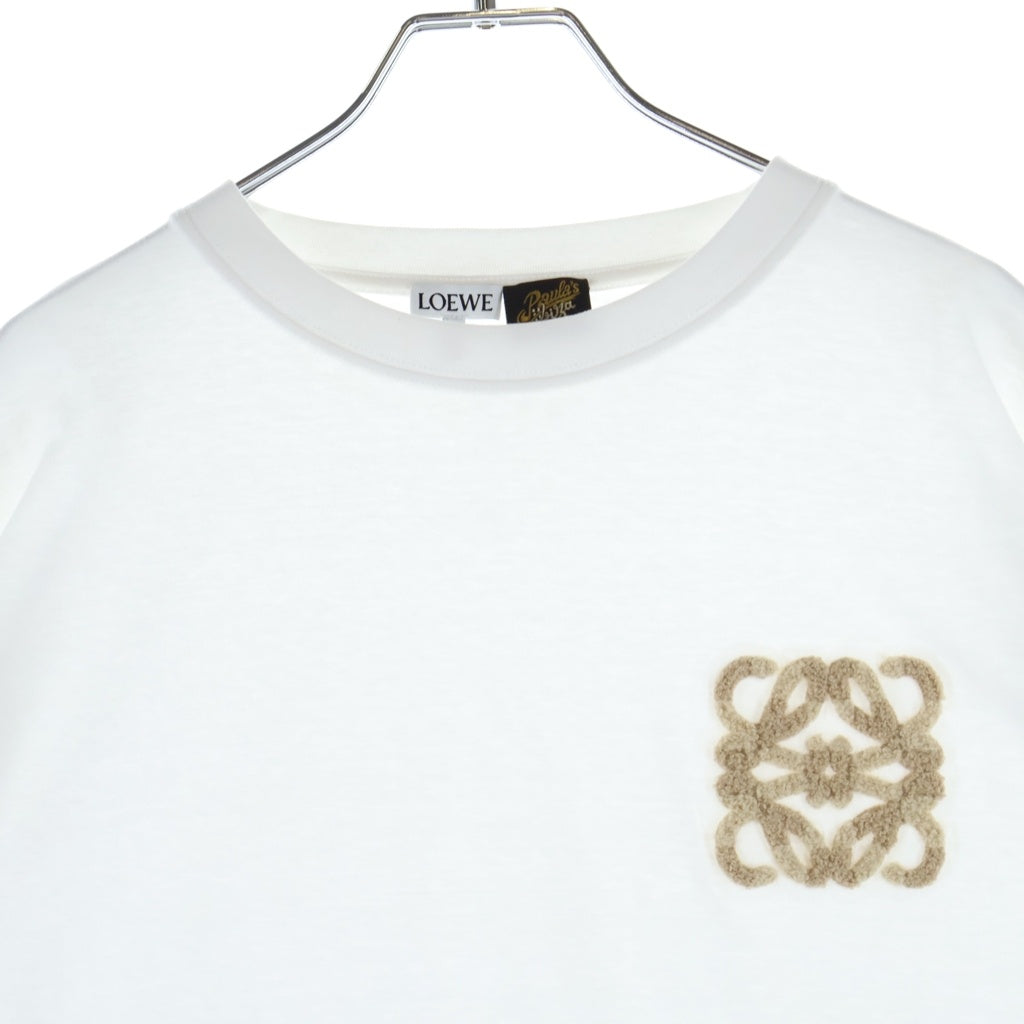 LOEWE(ロエベ) アナグラム Tシャツ カットソー コットン ホワイト レディース