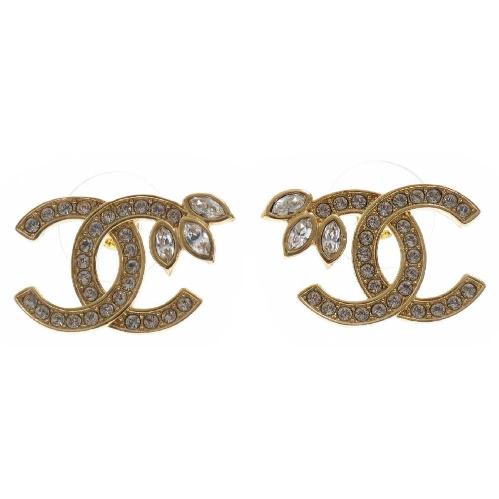 CHANEL(シャネル) ココマーク ラインストーンピアス ゴールド GP B22K アクセサリー
