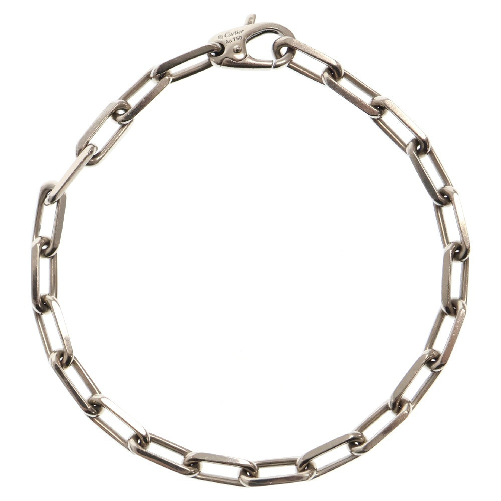 Cartier(カルティエ) サントス デュモン ブレスレット Au750WG ホワイトゴールド チェーン ジュエリー アクセサリー