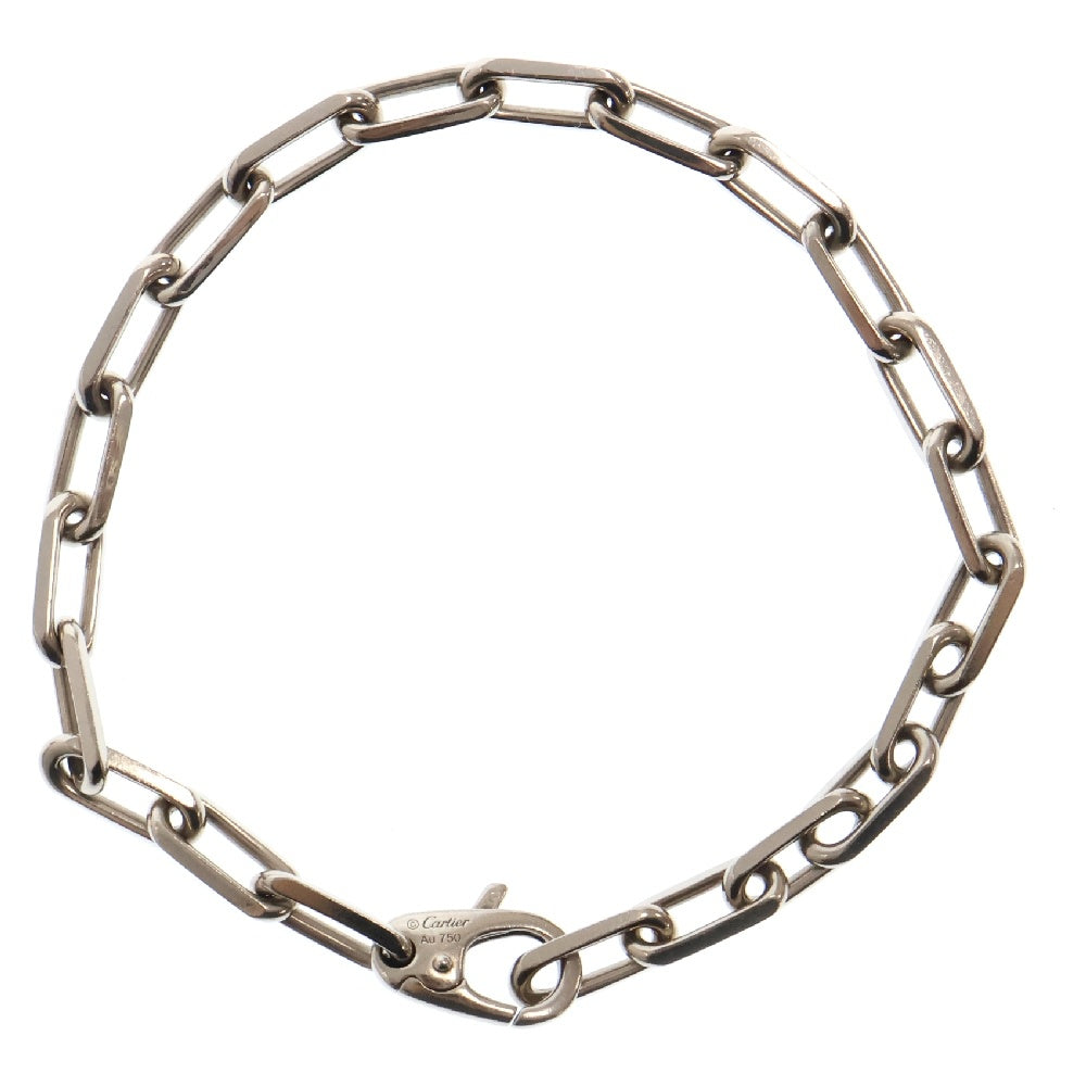 Cartier(カルティエ) サントス デュモン ブレスレット Au750WG ホワイトゴールド チェーン ジュエリー アクセサリー