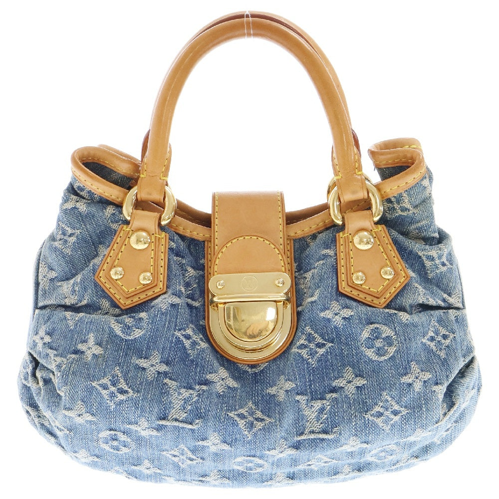 LOUIS VUITTON(ルイヴィトン) モノグラム・デニム プーリティ ブルー インディゴ ハンドバッグ ワンショルダーバッグ M95020