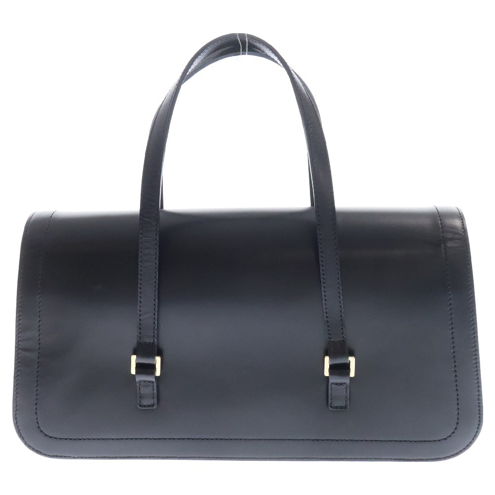 CELINE(セリーヌ) マカダム トリオンフ ヴィンテージ ハンドバッグ ブラック レザー