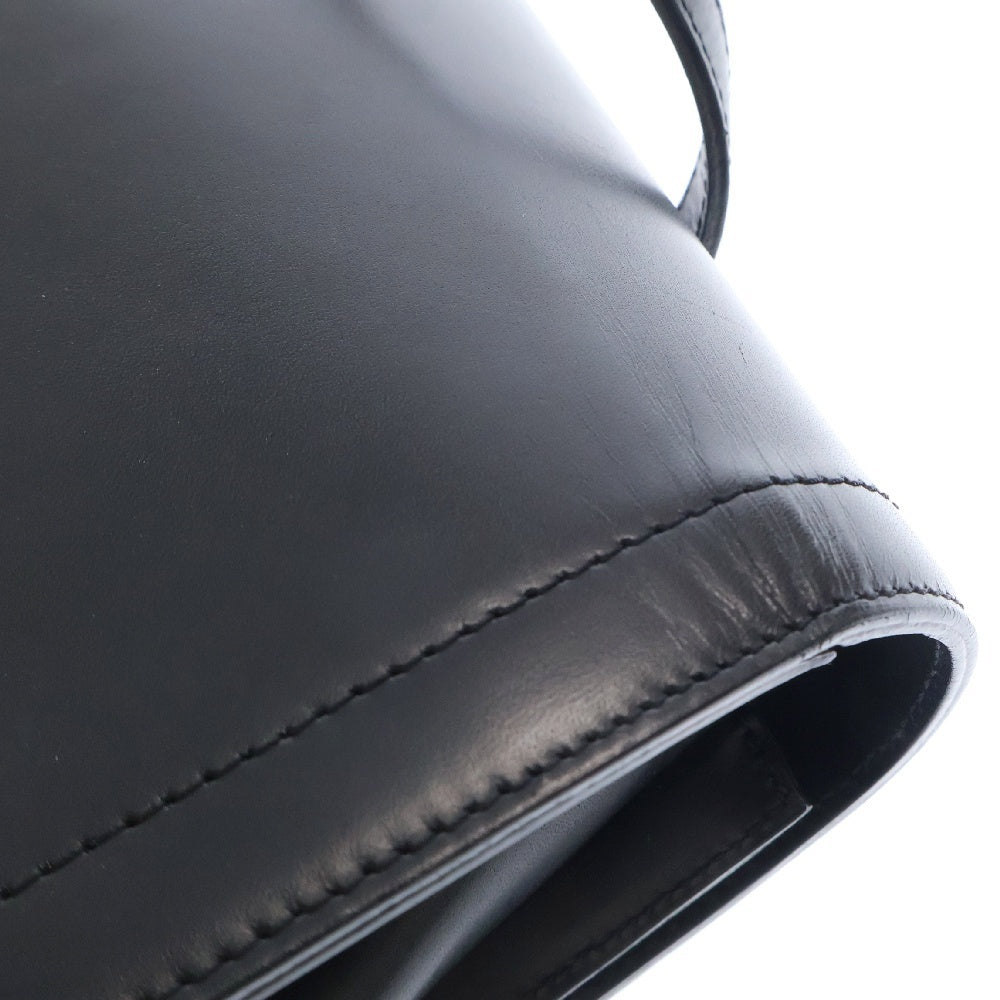 CELINE(セリーヌ) マカダム トリオンフ ヴィンテージ ハンドバッグ ブラック レザー