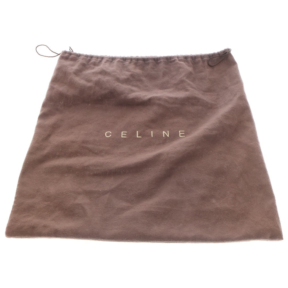 CELINE(セリーヌ) マカダム トリオンフ ヴィンテージ ハンドバッグ ブラック レザー