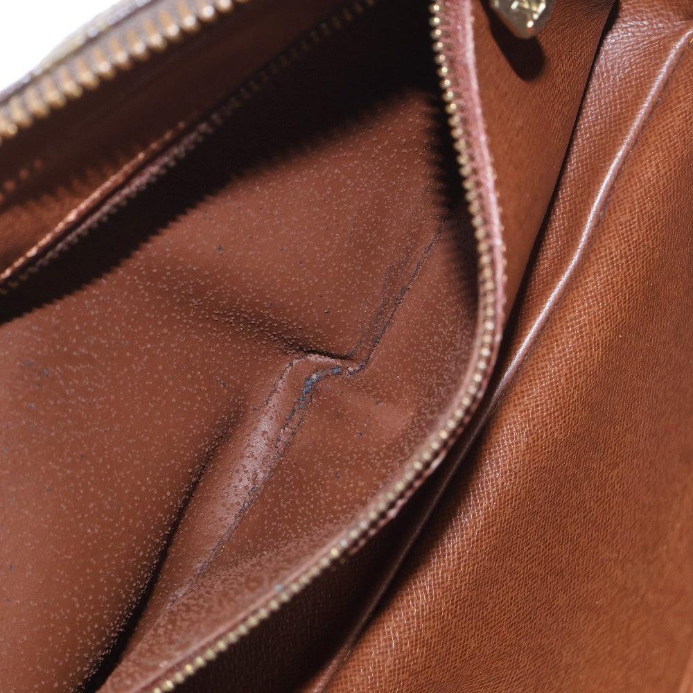 LOUIS VUITTON(ルイヴィトン) モノグラム マルリードラゴンヌ ストラップ付レザークラッチバッグ ブラウン M51847