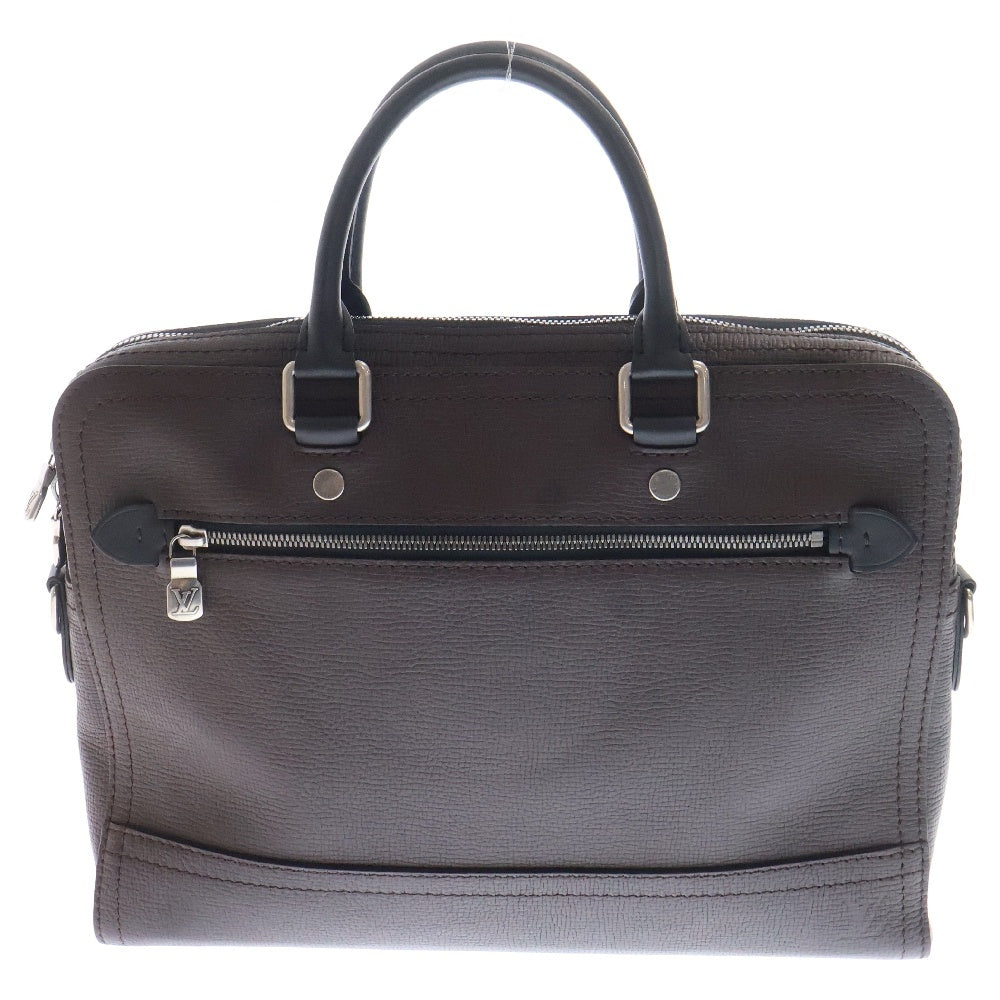 LOUIS VUITTON(ルイヴィトン) ユタ キャニオン ブリーフケース ブラウン ハンドバッグ ビジネスバッグ シルバー金具 M51591 RFID