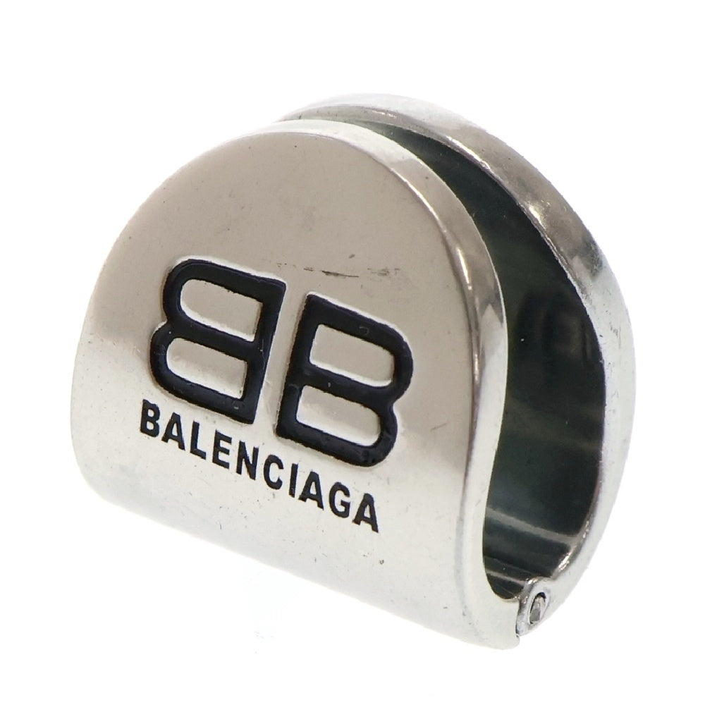 BALENCIAGA(バレンシアガ) ロゴ イヤーカフ アクセサリー メタル シルバー アクセサリー