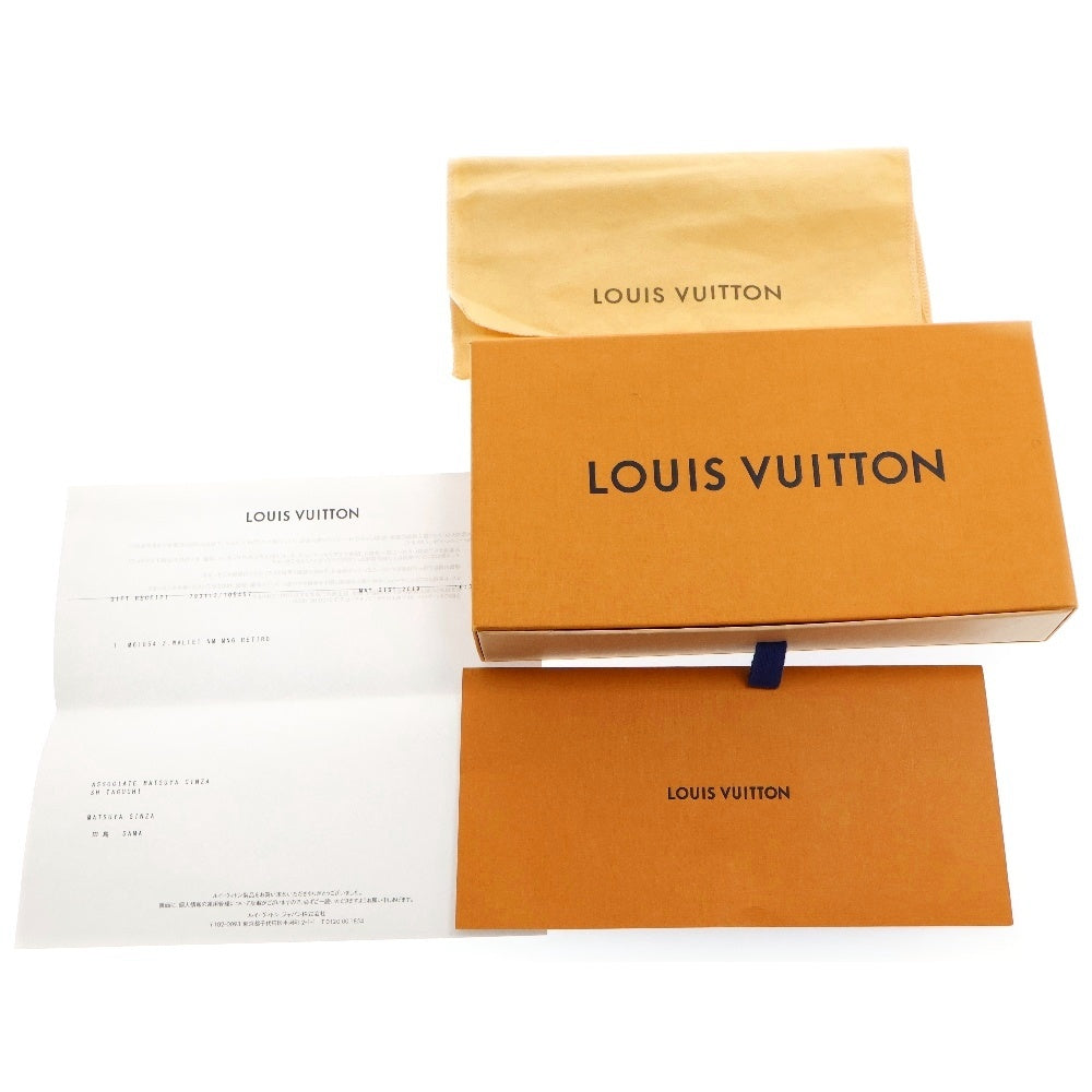 LOUIS VUITTON(ルイヴィトン) ジッピー ウォレット レティーロ モノグラム スリーズ ロングウォレット 長財布 ブラウン/レッド ゴールド金具 M61854