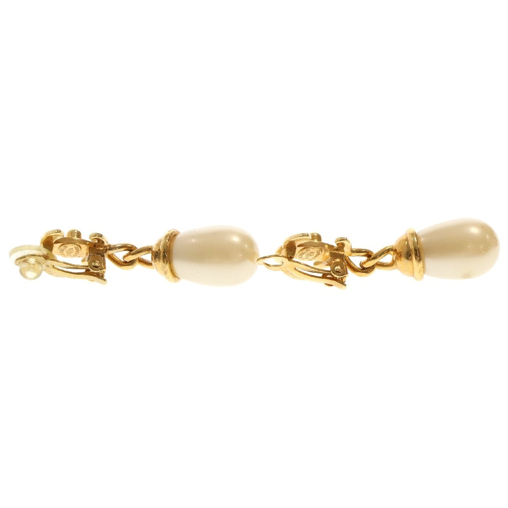 CHANEL(シャネル) タンロック パール ピアス ゴールド GP アクセサリー ヴィンテージ 97A