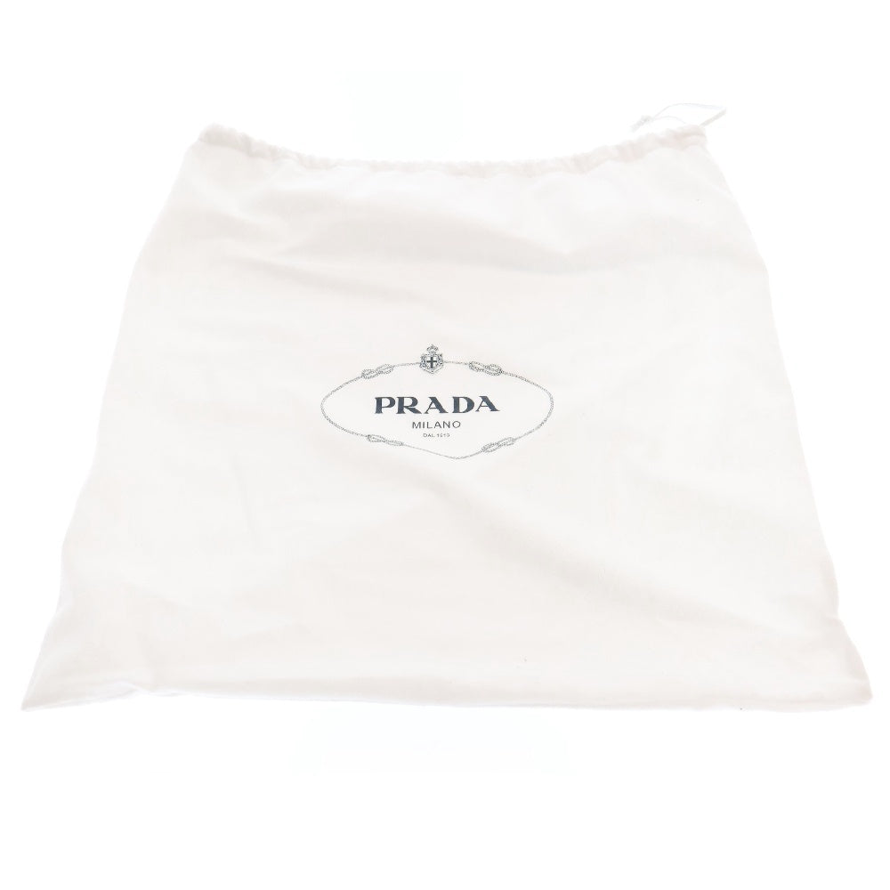 PRADA(プラダ) トライアングルロゴ グレインレザー ミニトートバッグ ブラック レディース 1BG539