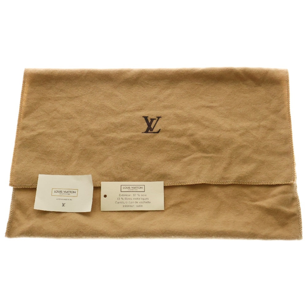 LOUIS VUITTON(ルイヴィトン) モノグラム リトルサテン パピヨン ミニバッグ ハンドバッグ レザー ブラック シルバー金具 M92352