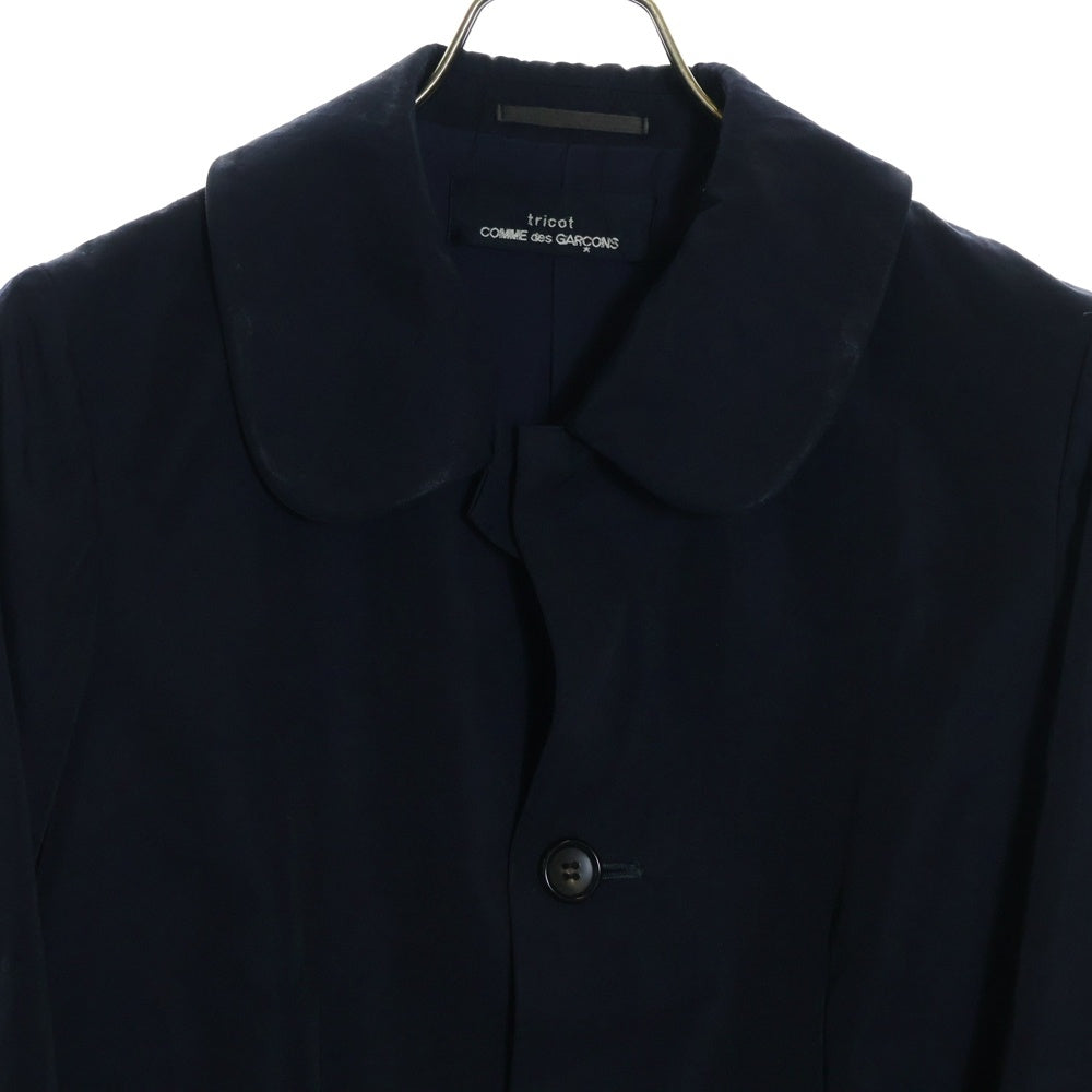 tricot COMME des GARCONS(トリコ コム デ ギャルソン) 丸襟ジャケット 長袖 ネイビー