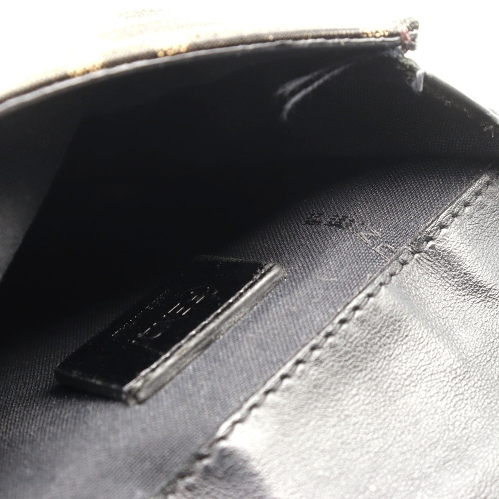 FENDI(フェンディ) ズッカ ショルダーフォンケース ブラウン キャンバス ショルダーバッグ 7AR871