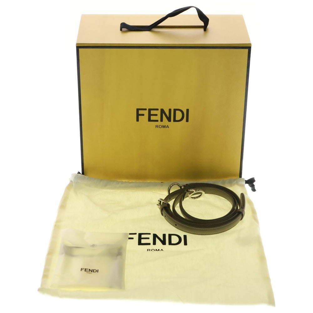 FENDI(フェンディ) ピーカブーミニ 2WAY レザーハンドバッグ ショルダーバッグ ベージュ レディース 8BN244