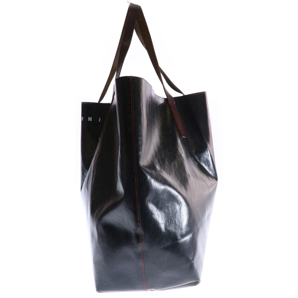 MARNI(マルニ) トートバッグ ブラック ビニール×レザー