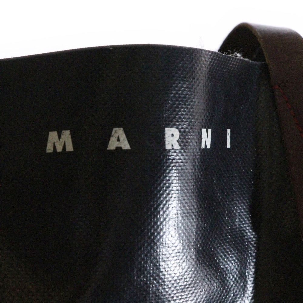 MARNI(マルニ) トートバッグ ブラック ビニール×レザー