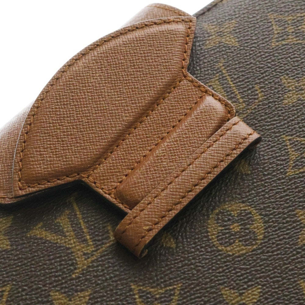 LOUIS VUITTON(ルイヴィトン) モノグラム クルセル ショルダーバッグ ブラウン ゴールド金具 レザー×PVC M51375