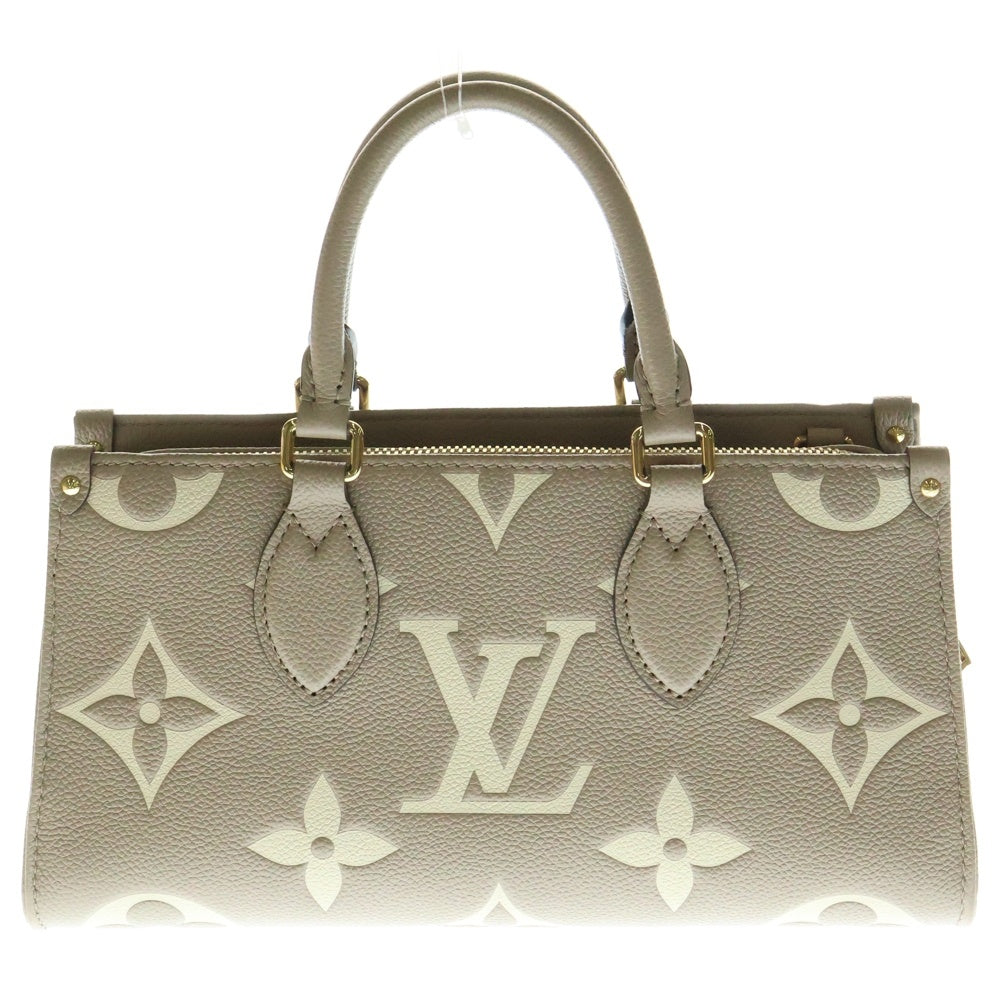 LOUIS VUITTON(ルイヴィトン) モノグラムアンプラント オンザゴー EW バイカラー 2WAYバッグ ハンドバッグ ショルダーバッグ ベージュ×アイボリー ゴールド金具 M23641