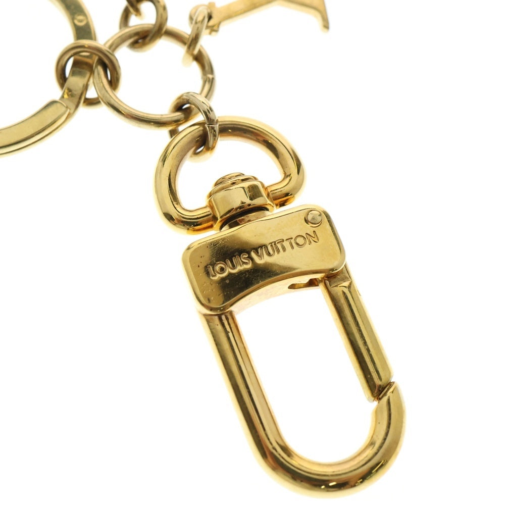 LOUIS VUITTON(ルイヴィトン) ポルトクレ ゴールデンフラワー M64267 ゴールド GP キーホルダー チャーム