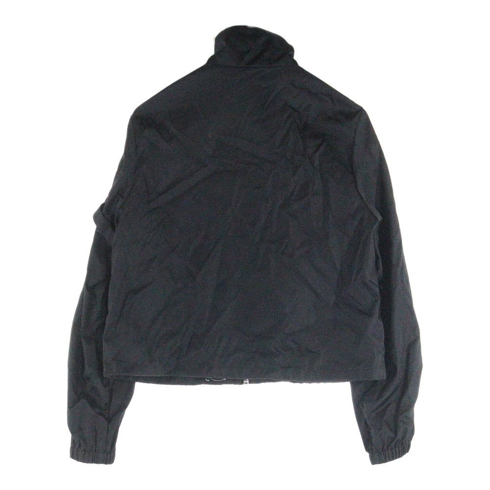 PRADA(プラダ) 21AW Re-Nylon リナイロン ポーチ付き スタンドカラー ジップアップ ジャケット ブラック 291831