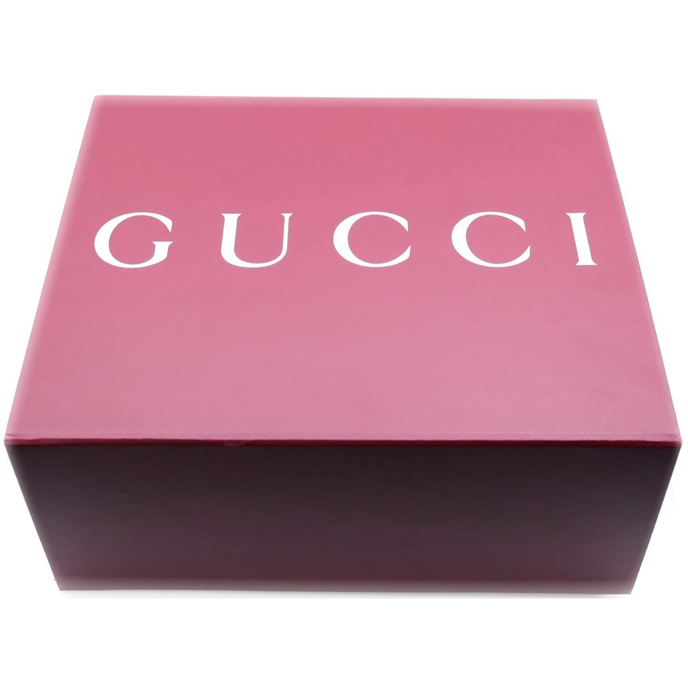 GUCCI(グッチ) エンブロイダード ベースボール ハット グレー コットン サイズM
