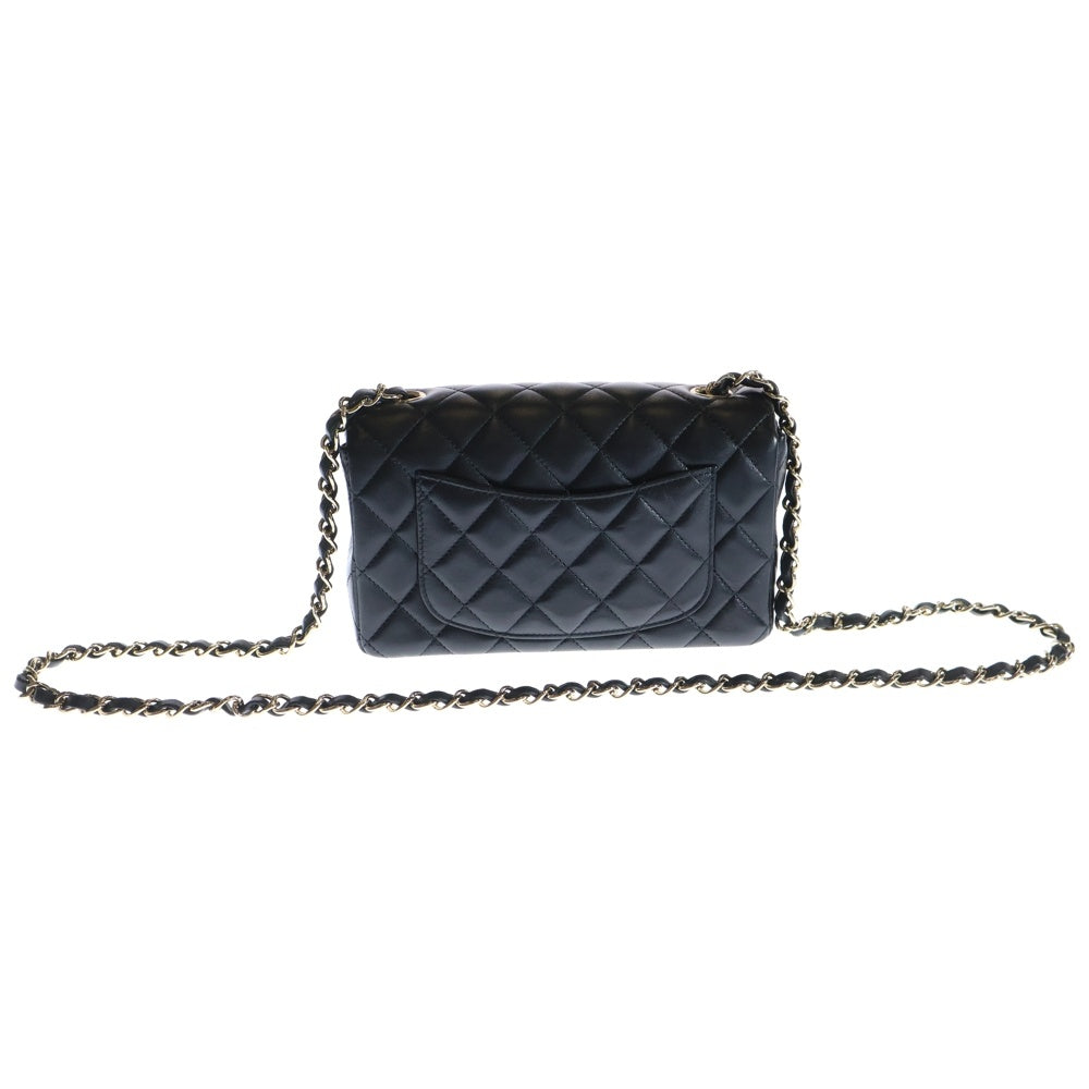 CHANEL(シャネル) ココマーク ミニマトラッセ20 ラムスキン レザーチェーンショルダーバッグ ブラック レディース A69900