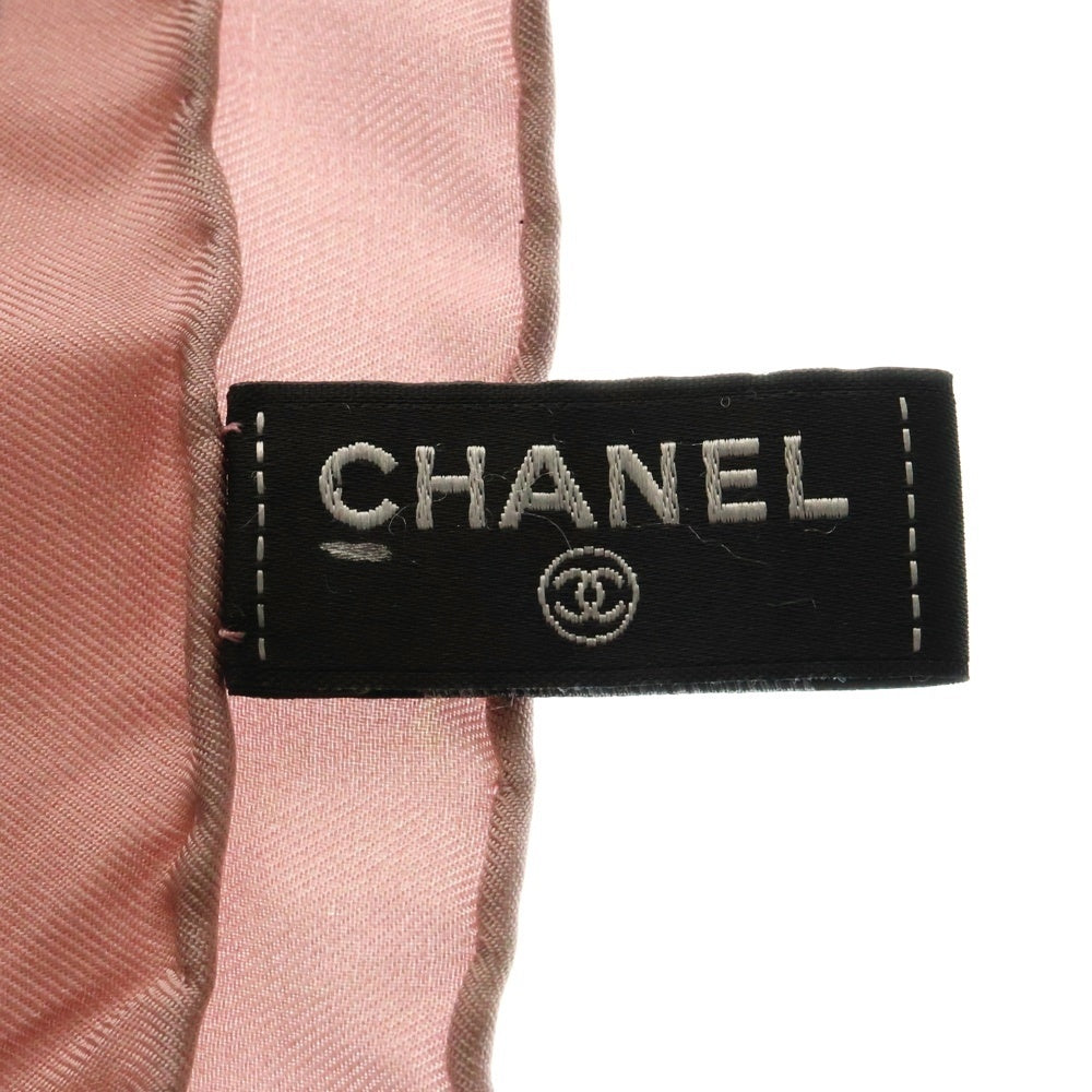 CHANEL(シャネル) ココマークスカーフ ピンク シルク