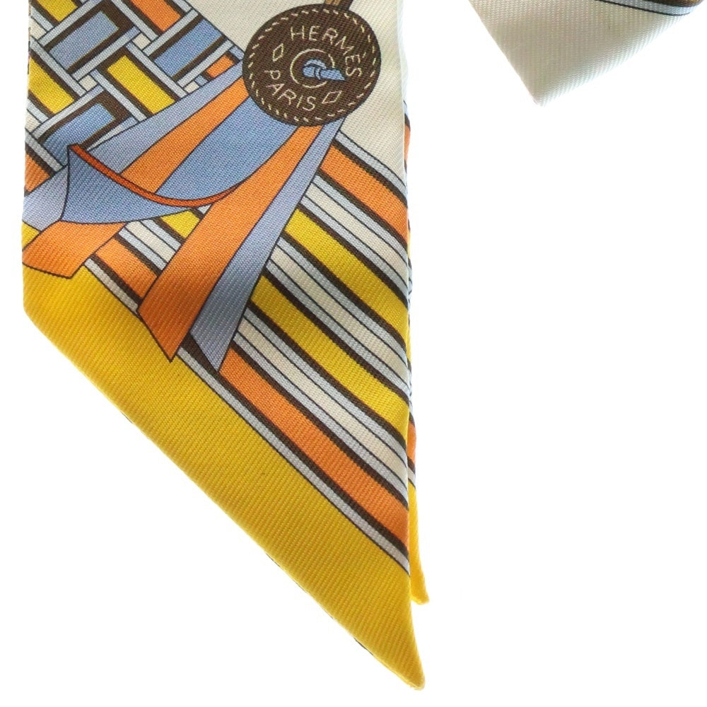 HERMES(エルメス) ツイリー BRIDES ET GRIS GRIS マルチカラー スカーフ シルク