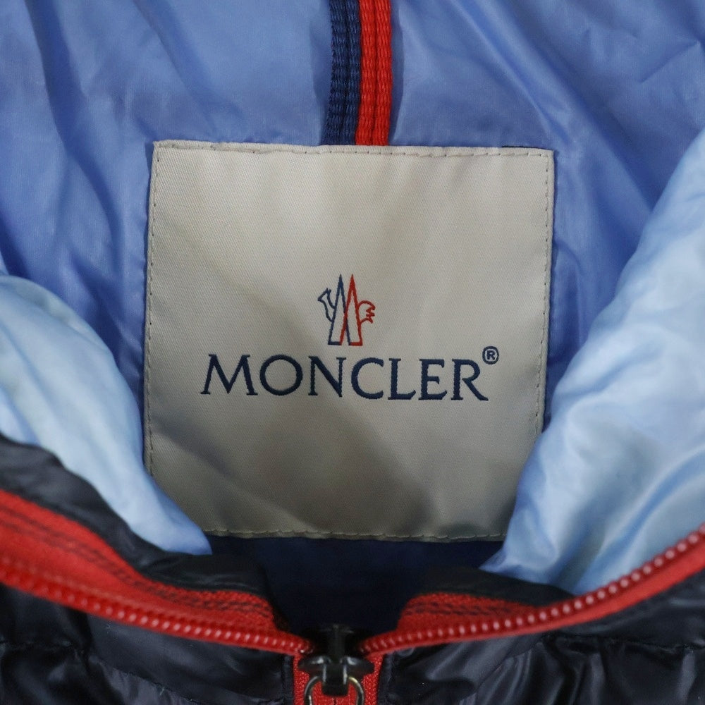 MONCLER(モンクレール) 18SS ARDECHOIS アルデショワ パッカブル フーデッド ジップアップ ダウンジャケット ネイビー/レッド D10914032499 53279