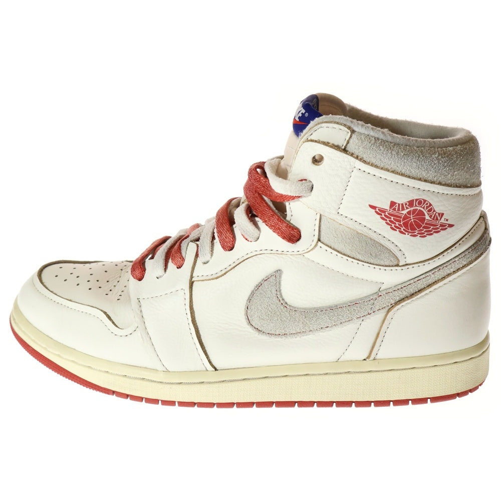NIKE(ナイキ) AIR JORDAN 1 HIGH OG エアジョーダン 1 ハイカットスニーカー ホワイト/レッド US12/29cm DB4612-100