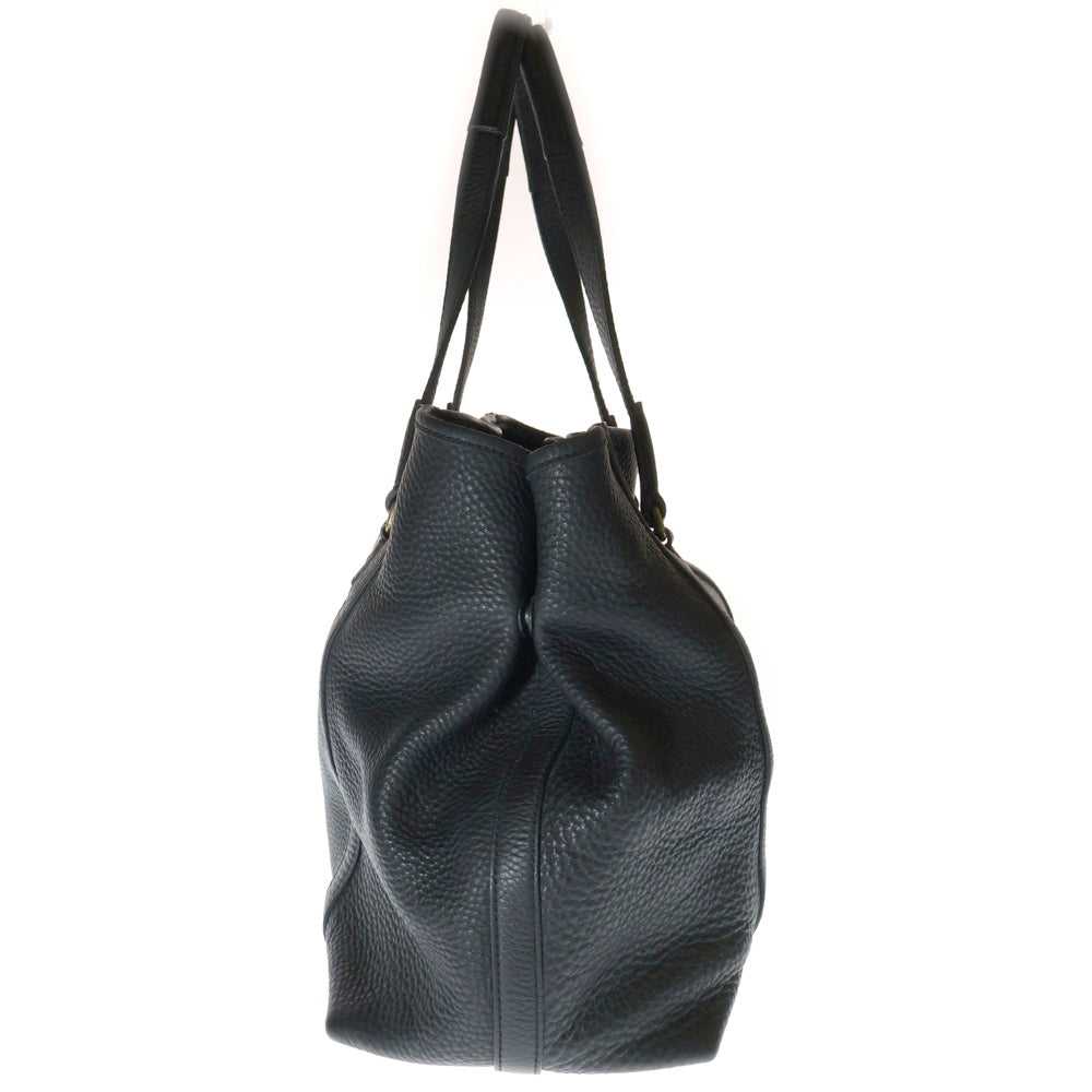 COACH(コーチ) ブリーカー レザー ハンド トートバッグ ゴールド金具 ブラック〇