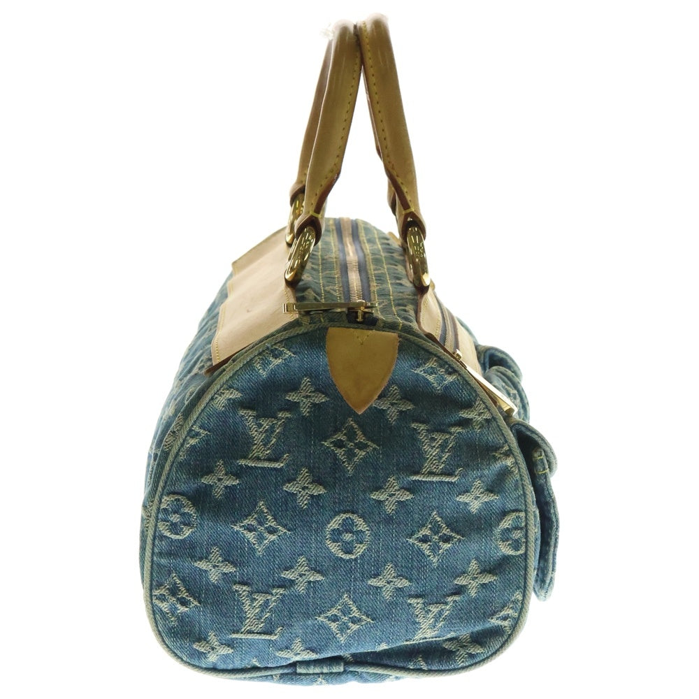 LOUIS VUITTON(ルイヴィトン) モノグラム デニム ネオスピーディ ハンドバッグ ネイビー キャンバス M95019