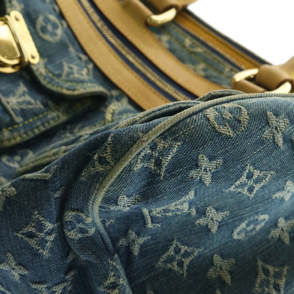 LOUIS VUITTON(ルイヴィトン) モノグラム デニム ネオスピーディ ハンドバッグ ネイビー キャンバス M95019