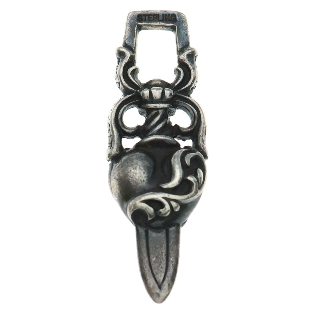 CHROME HEARTS(クロムハーツ) DAGGER HEART ダガーハート ペンダントトップ シルバー BCA243