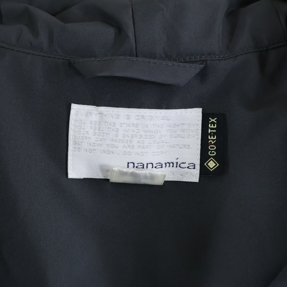 nanamica(ナナミカ) GORE-TEX Shell Coat ゴアテックス シェル フーデッド ジップアップ コート グレー SUBF921